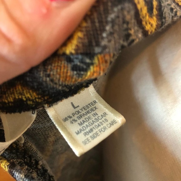 Derek Heart Dress Womens Form Fitting Aztec 3/4 Sleeve V Neck Mini Large - Picture 7 of 8